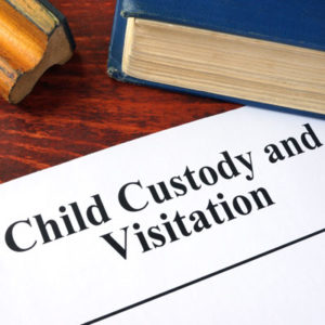 child custody visitation papers