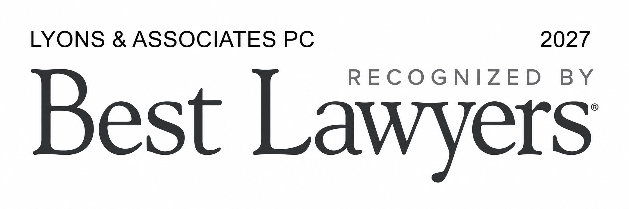 Lyons and Associates Best Lawyers 2027