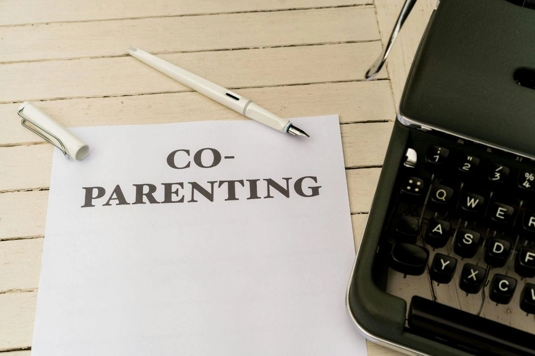 Parent reviewing a parenting schedule